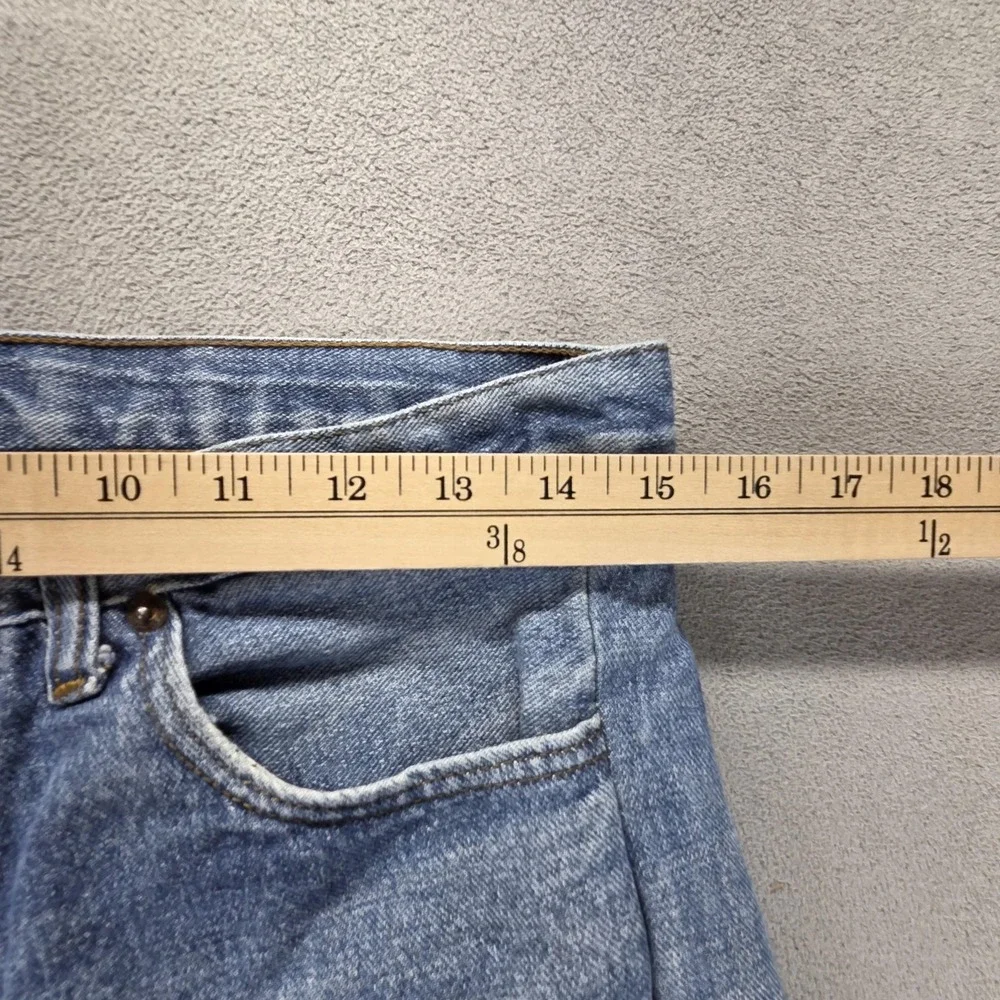 Vintage Levis 501 Jeans Mens Blue Button Fly Made in USA Altered Hem Fits 30x28